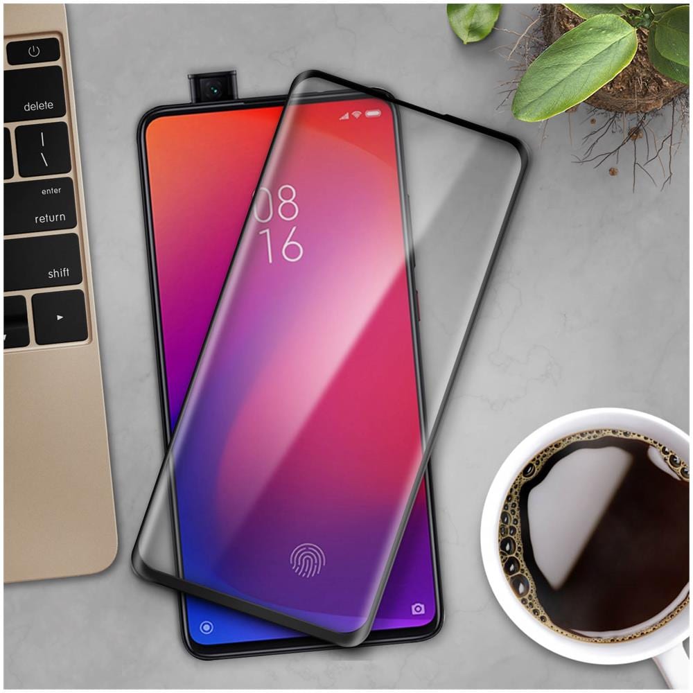 Pellicola Schermo Xiaomi Mi 9t /mi 9t Pro Vetro Temperato Trasparente Bordo Nero - Foto 2