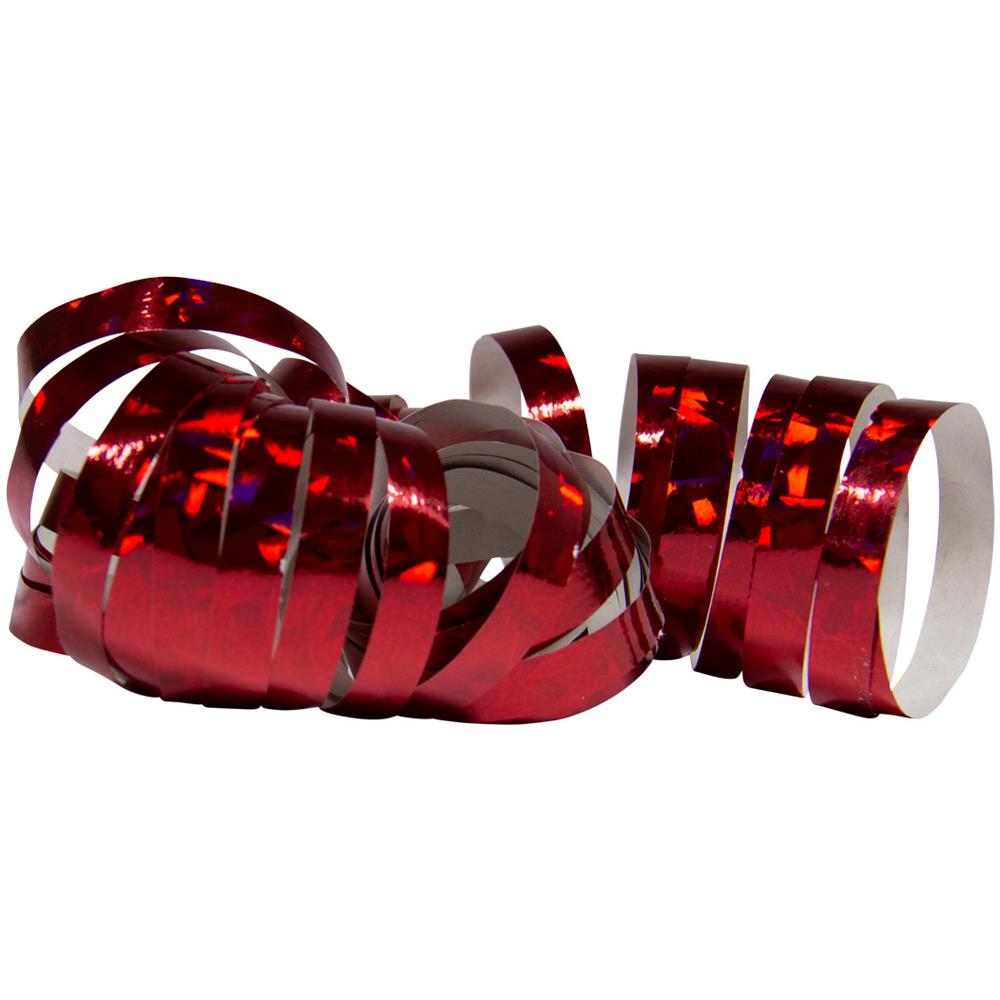 Folat Bv - 2 Rotoli Di Stelle Filanti Rosso Olografico 4m - Foto 1