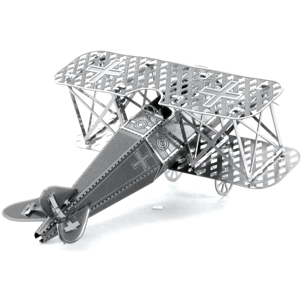 Metal Earth Fokker D-vii Puzzle Di Metallo 3d - Foto 5