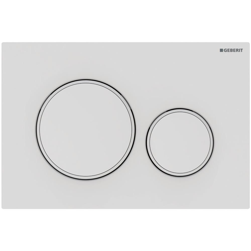 Placca Di Comando Sigma 20 Per Risciacquo A Due Quantità Bianco Opaco | 115.882.01.1 - Foto 5