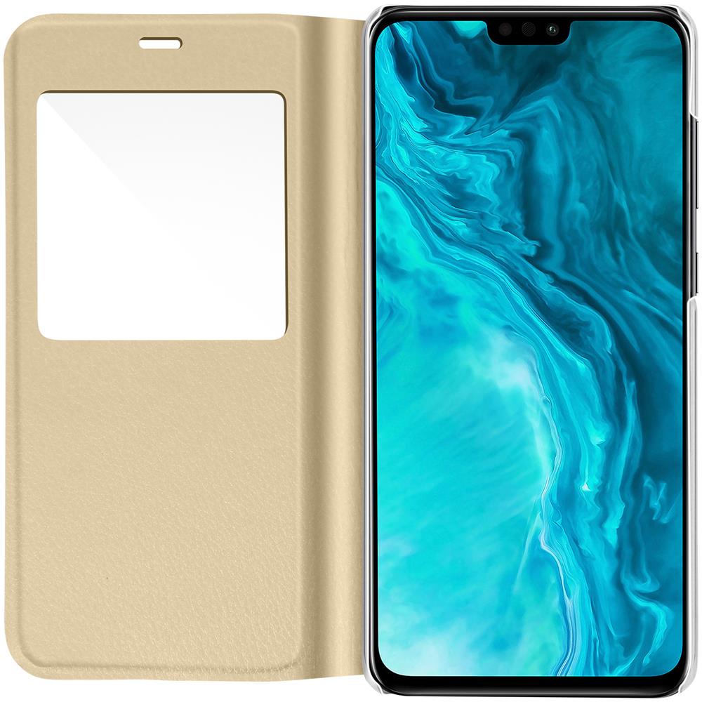 Custodia Honor 9x Lite Sportellino Finestra Funzione Supporto Oro - Foto 2