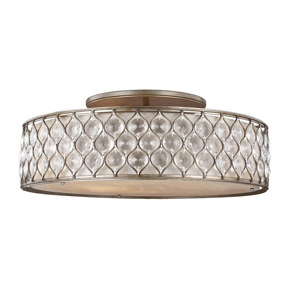 6 Light Flush Light, Argento Brunito - Foto 1