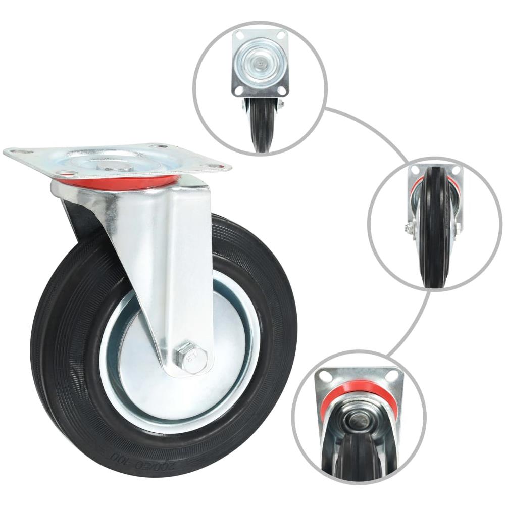 Ruote Girevoli 24 pz 200 mm - Foto 2