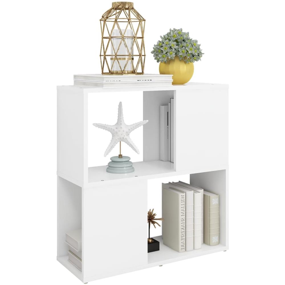 Libreria Bianca 60x24x63 cm in Legno Multistrato - Foto 3