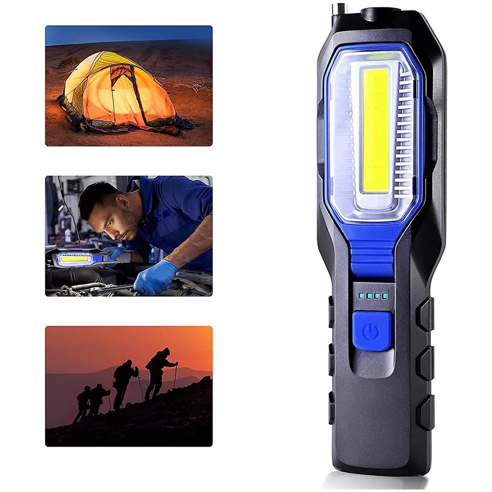 Confezione 2 Luci LED Ricaricabili USB Con Clip – Torce Mani Libere Per Corsa, Cammino, 200 Lumen, 2-8 Ore Di Autonomia