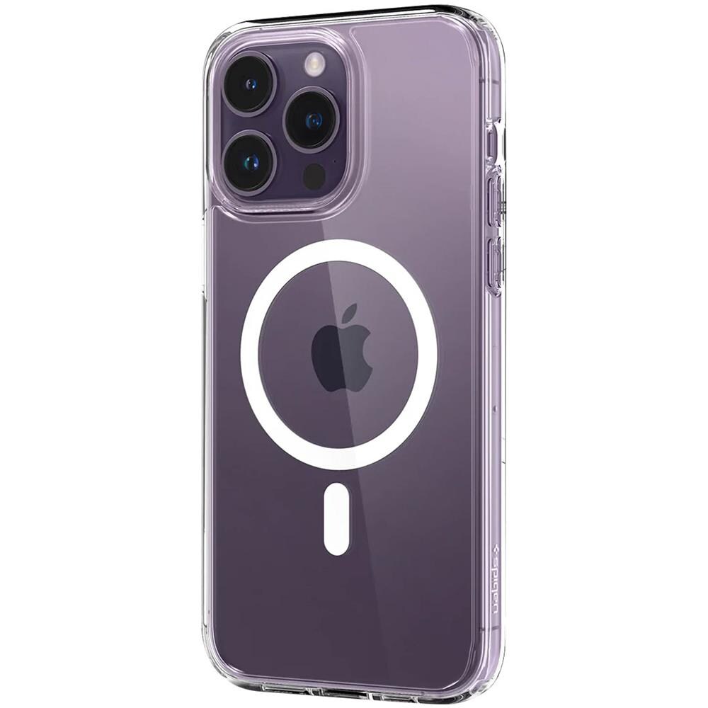 Cover Ibrida Iphone 14 Pro Max Compatibile Magsafe Spigen Ultra Hybrid Magfit - Foto 5