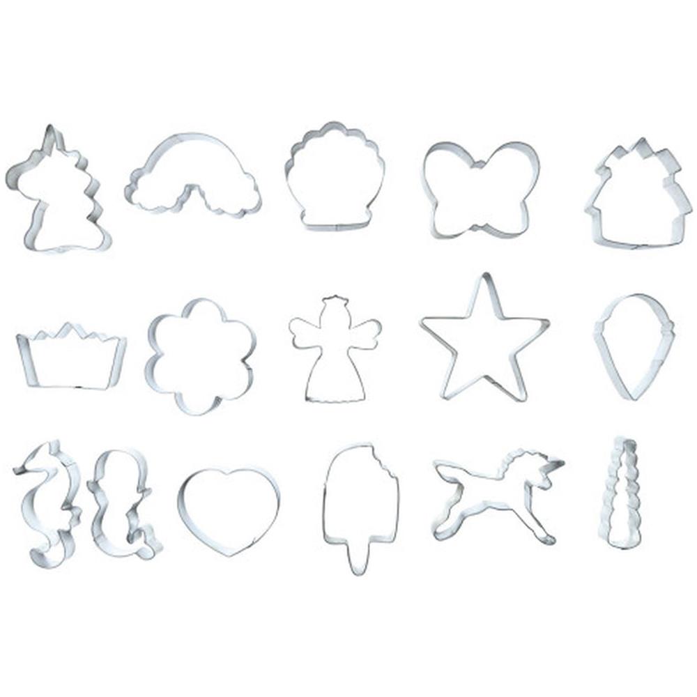 Set Di 16 Tagliabiscotti In Acciaio - Favola - Foto 1