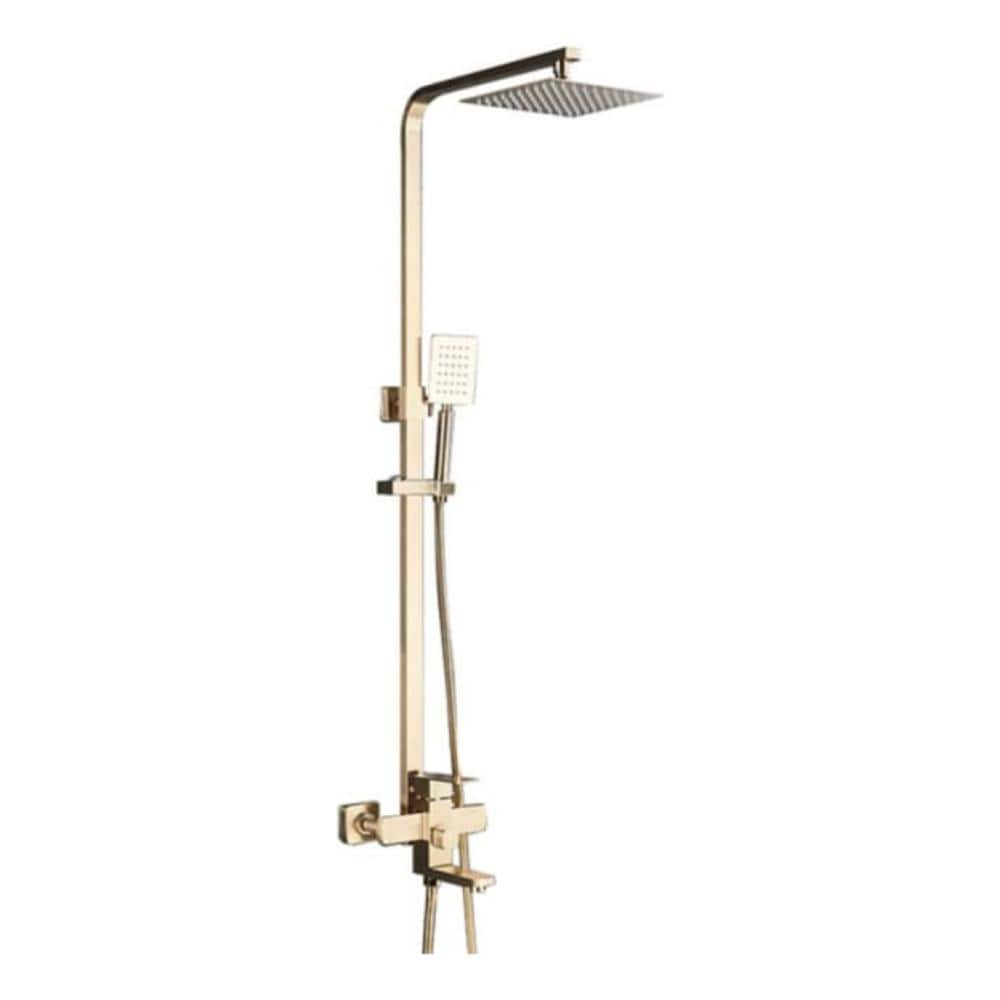 Set miscelatore doccia, Blackswan, tipo M11.7, modello oro opaco, misura 20 cm - Foto 1