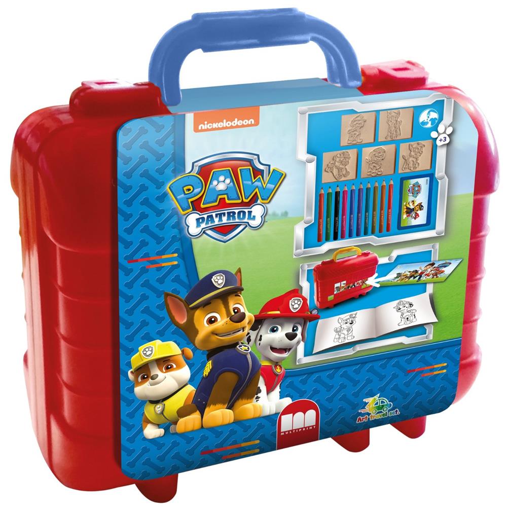 Paw Patrol valigetta timbra e colora - Foto 1
