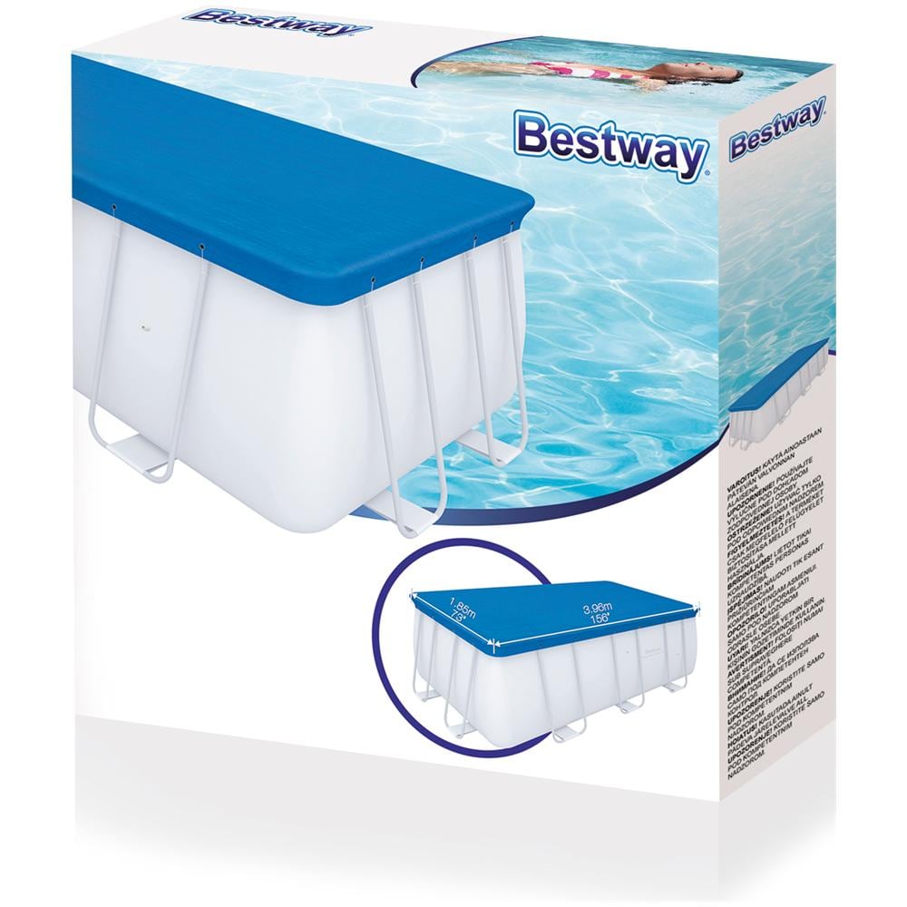 Telo di Copertura Power Steel Frame Rettangolare 396x185cm  - Foto 2