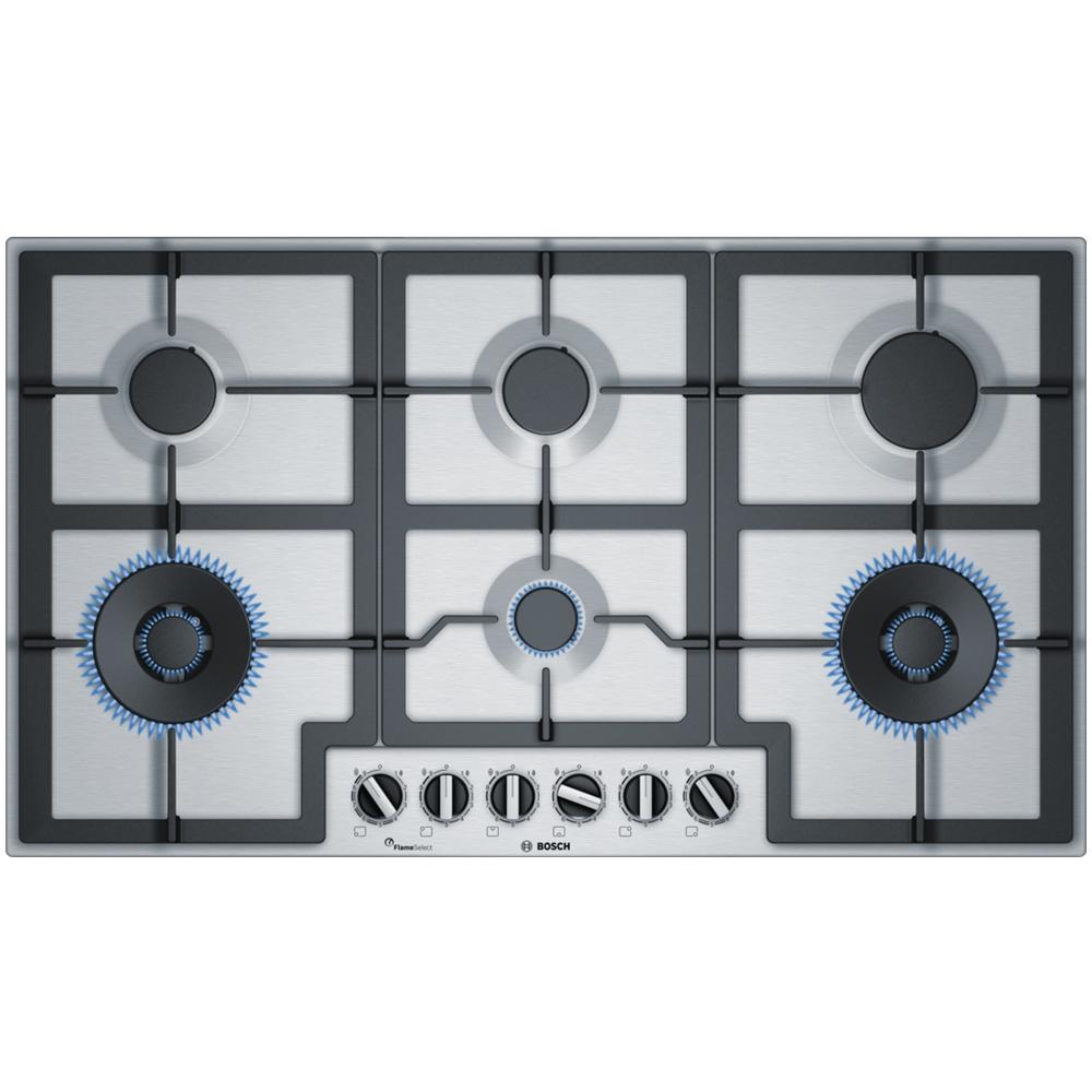 BOSCH - Piano Cottura a Gas PCT9A5B90 Serie 6 da 90 cm 6 Fuochi Gas ... BOSCH - Piano Cottura a Gas PCT9A5B90 Serie 6 da 90 cm 6 Fuochi Gas ...