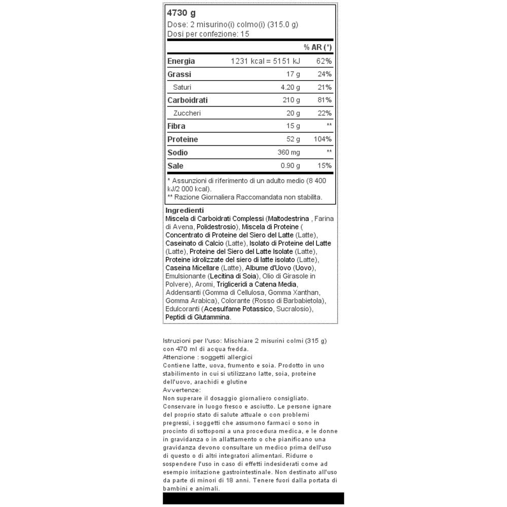 True-mass 1200 15 Servings - Bsn - Gainers, Mass Gainers - Fragola - Foto 3