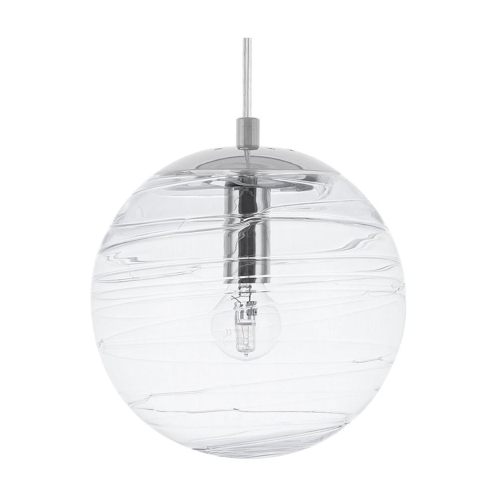 Lampadario A Sfera In Vetro Trasparente Mirna - Foto 1