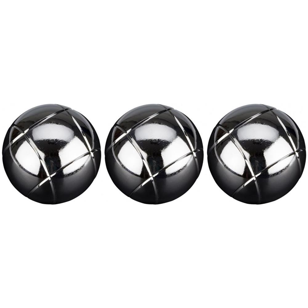 Set da Pétanque III 3 Bocce Argento CGA 52JO-CGA-Uni - Foto 3