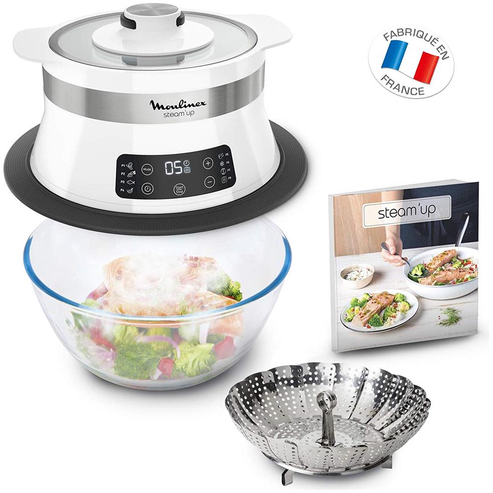 Vaporiera VJ504010 Steam'UP con 8 Programmi Automatici Potenza 550 W Colore Bianco - Foto 1