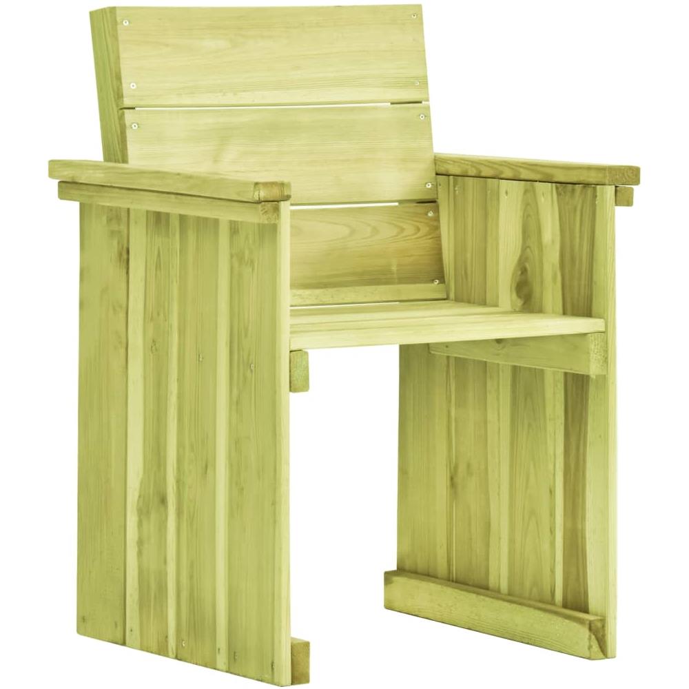 Sedia da Giardino in Legno di Pino Impregnato - Foto 1