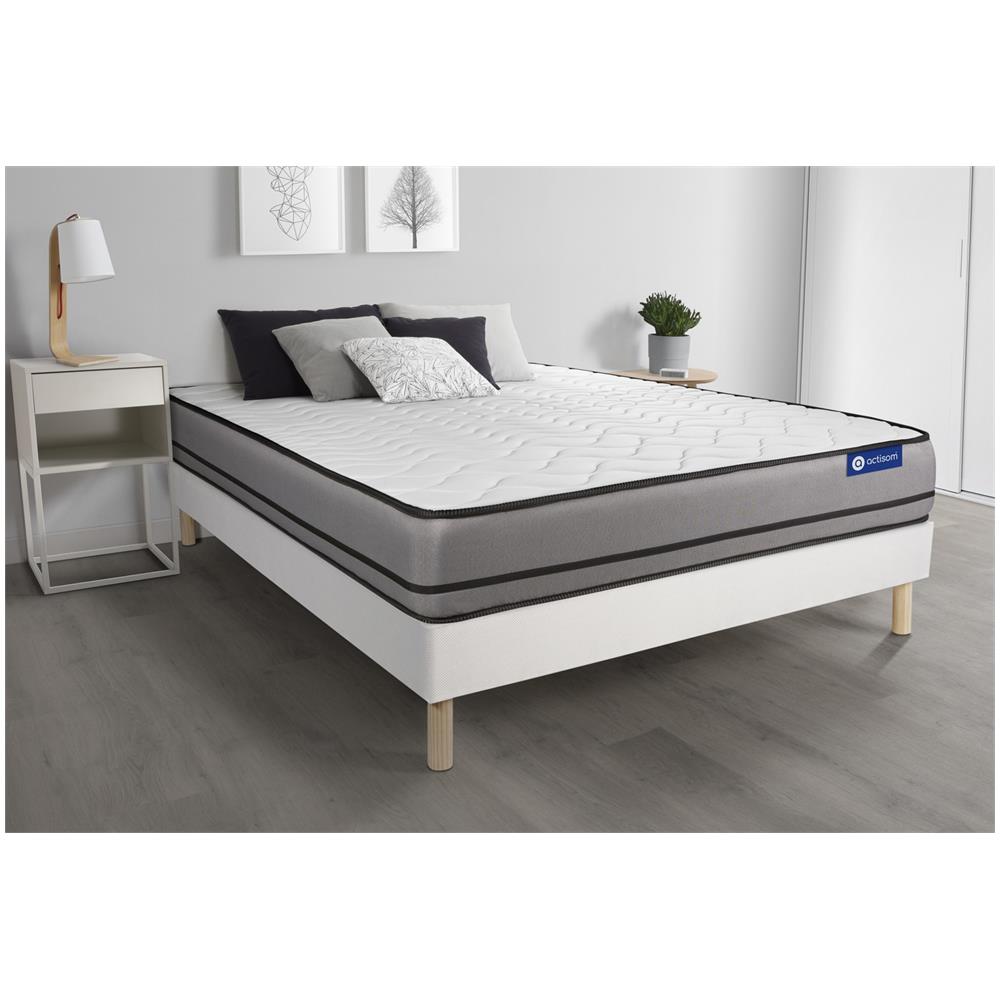 Kit Rete E Materasso Matrimoniale Actilatex Night 160x220cm - Spessore : 20cm - Lattice E Memory Foam- Molto Rigido - Foto 2