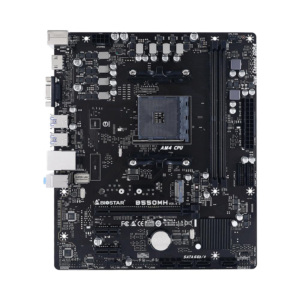 B550mh Ver. 6.0 Amd B550 Presa Am4 Micro Atx - Foto 2
