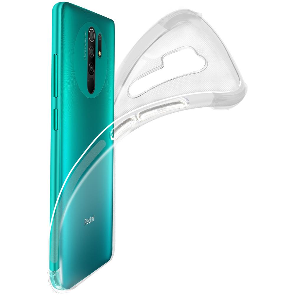 Cover Xiaomi Redmi 9 Silicone Bumper Resistente Trasparente - Akashi - Foto 2