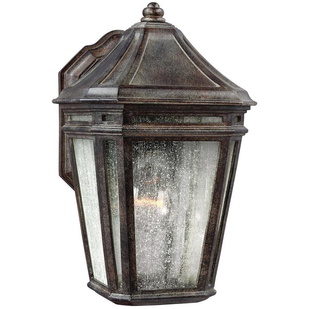 Lanterna Da Parete Per Esterno 1 Luce Light Castagno Ip44, E27 - Foto 1
