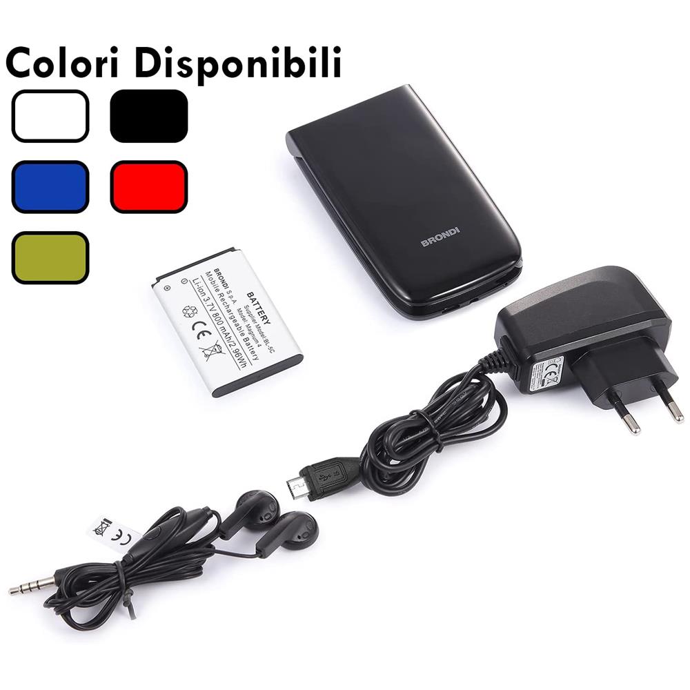 Magnum 4 Cellulare Dual Sim Display 2.8" +Slot Micro SD Fotocamera 1.3Mpx RadioFM - Italia - Foto 6