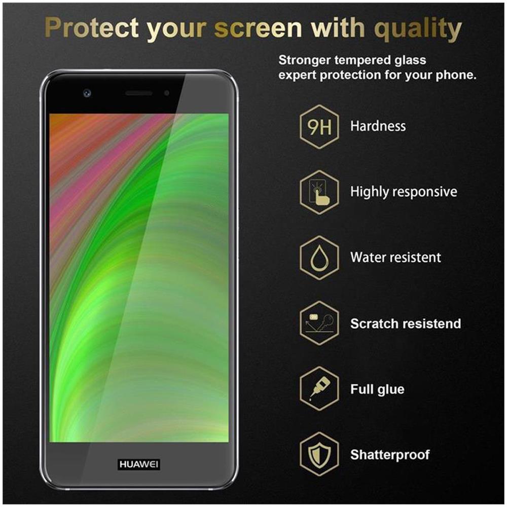 3x Pellicola Armatura A Schermo Intero Compatibile Con Huawei Nova In Trasparente Con Nero - 3x Vetro Temperato (tempered) Di Protezione Del Display In Durezza 9h Con 3d Touch - Foto 2