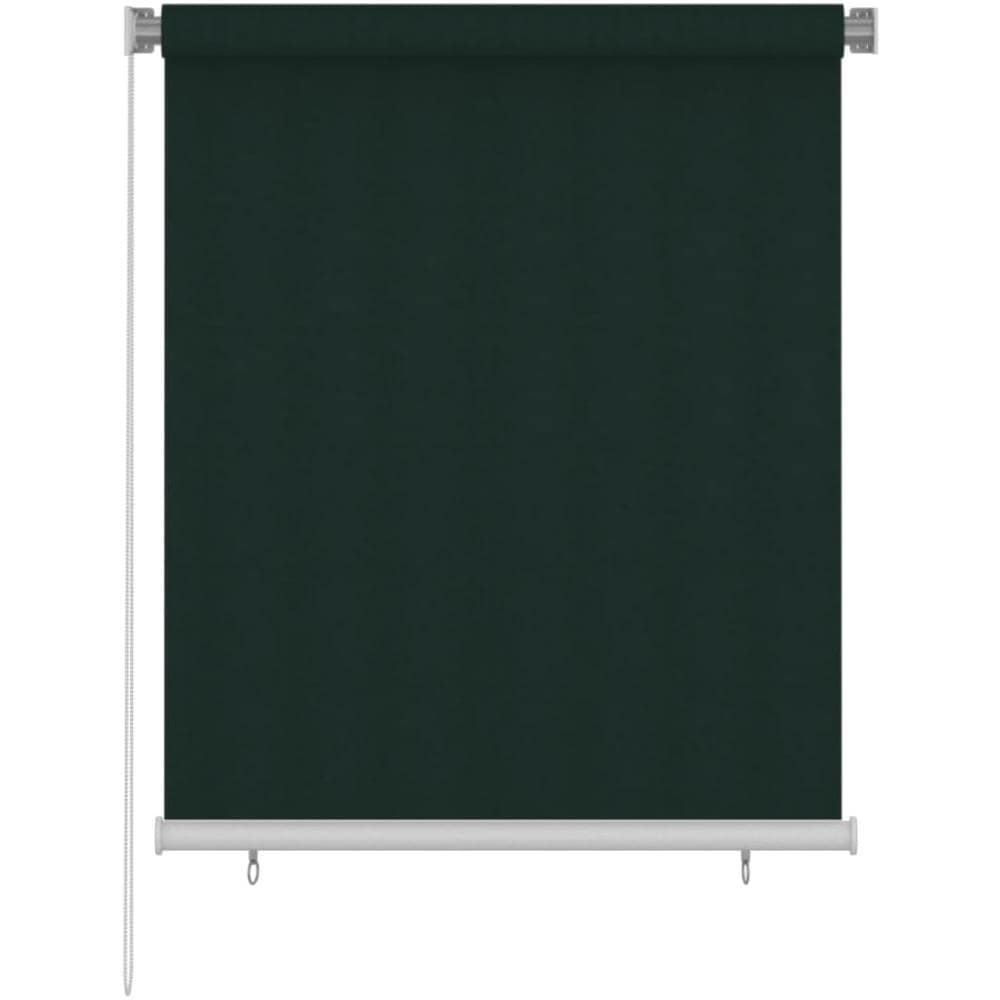 Tenda A Rullo Per Esterni 120x140 Cm Verde Scuro Hdpe - Foto 1