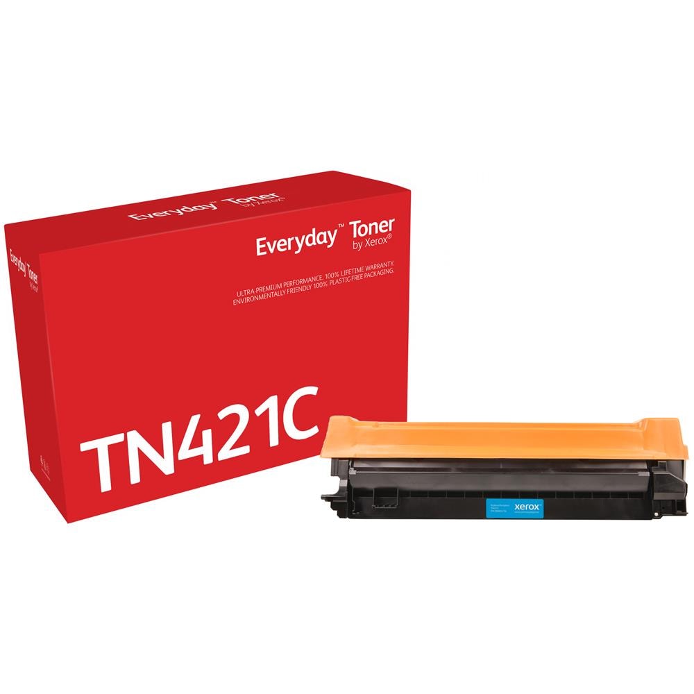 TONER COMPATIBILE - ™ di Xerox Ciano con Brother TN-421C, Capacità standard - Foto 1