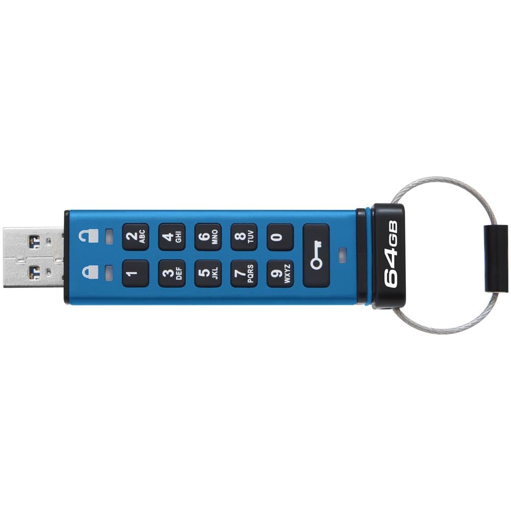 64GB IronKey Keypad 200 FIPS 140-3 Lvl 3 (Pending) AES-256 Encrypted - Foto 2