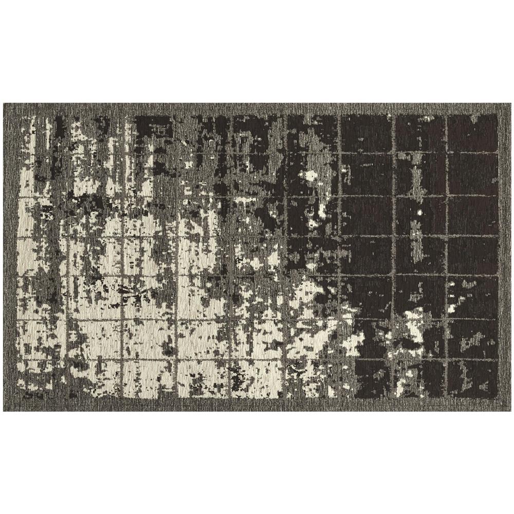Tappeto Velour Antiscivolo Da Camera E Salotto Disegno Urano Nero By Suardi 65x110 cm(Set 2 tappeti) Nero - Foto 1