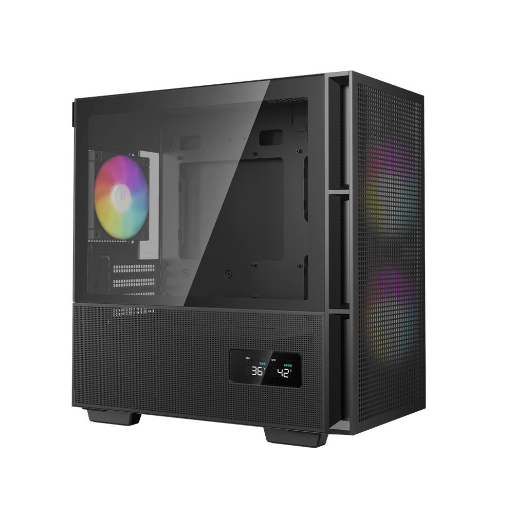 Case CH360 DIGITAL Micro Tower micro ATX, Mini-ITX 1 Porta USB x 3.2 Colore Nero (Finestrato) - Foto 2