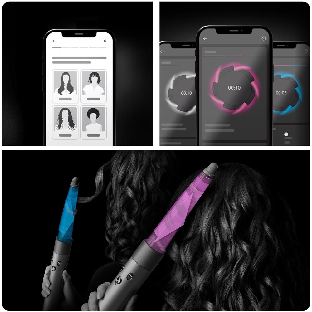 Airwrap i.d. Multistyler Caldo Nero, Rosa 1300 W 2,68 m - Foto 2