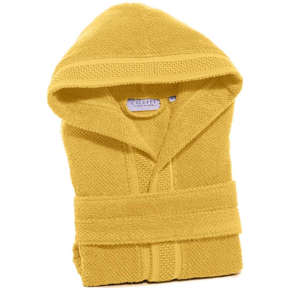 Accappatoio Con Cappuccio Spugnissima Gim In Cotone Colore Dorato Misura S - Foto 1