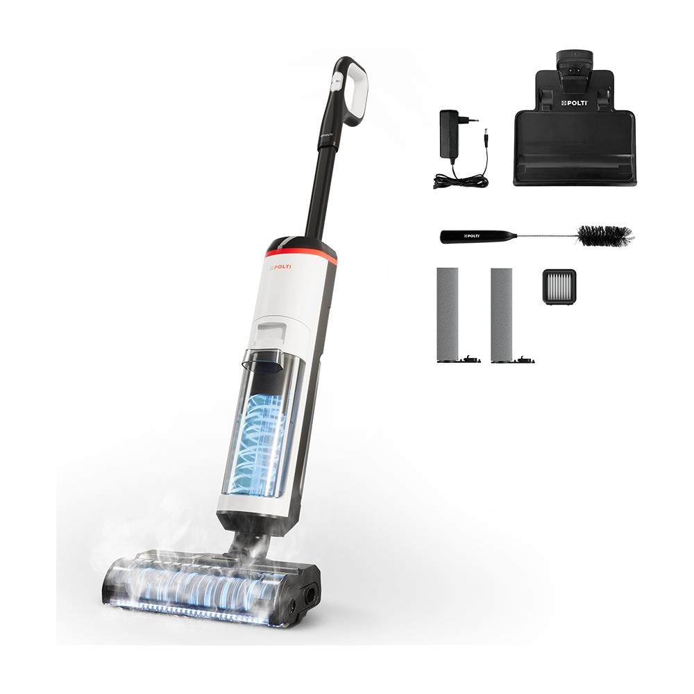 Lavapavimenti a Vapore RollySteam WD30C Capacità 0,8 L Autonomia 35 min Colore Nero Grigio Bianco - Foto 1