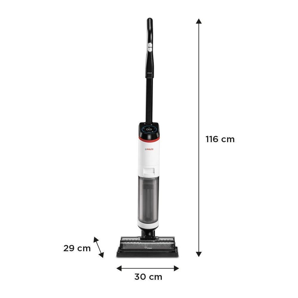 Lavapavimenti a Vapore RollySteam WD30C Capacità 0,8 L Autonomia 35 min Colore Nero Grigio Bianco - Foto 2