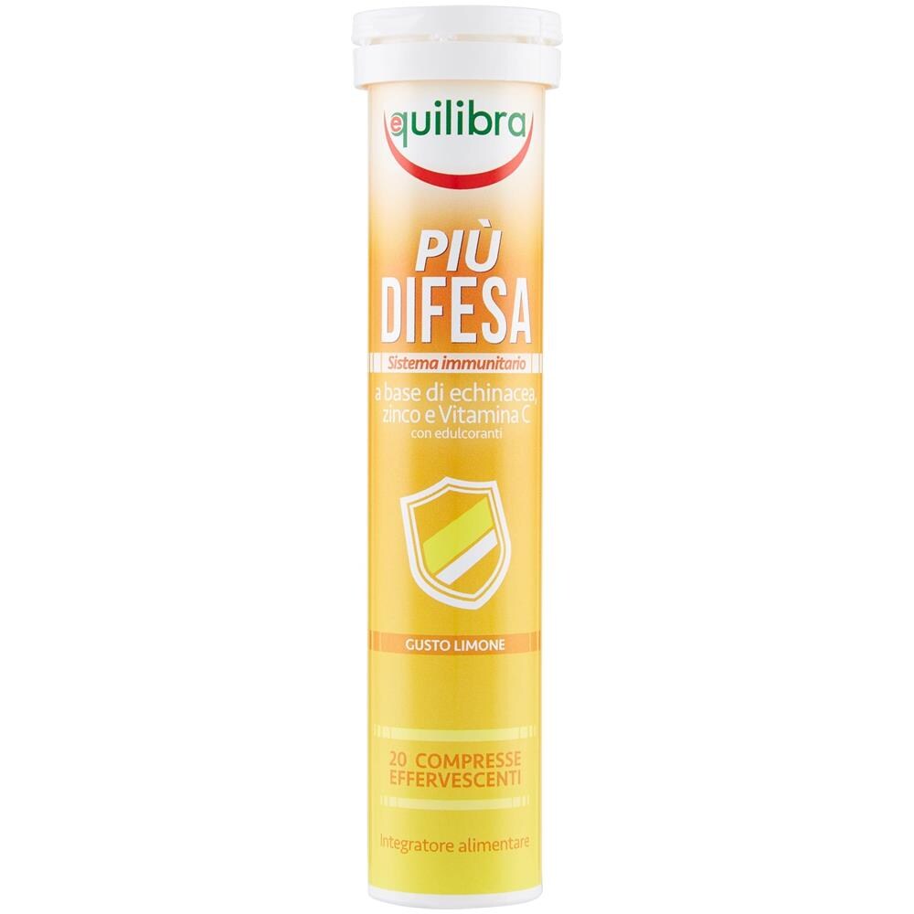 Piu' Difesa Gusto Limone 20 Compresse Effervescenti - Foto 1