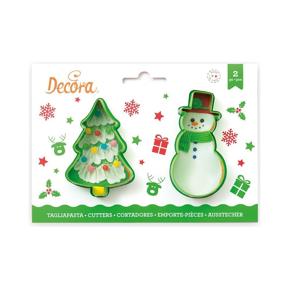 Set 2 Tagliapasta Albero Di Natale E Pupazzo Di Neve - Foto 2