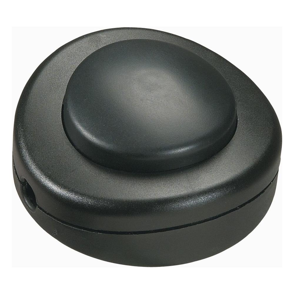 Interruttore A Pedale Nero Rotondo Per Piantane E Lampade - Foto 1