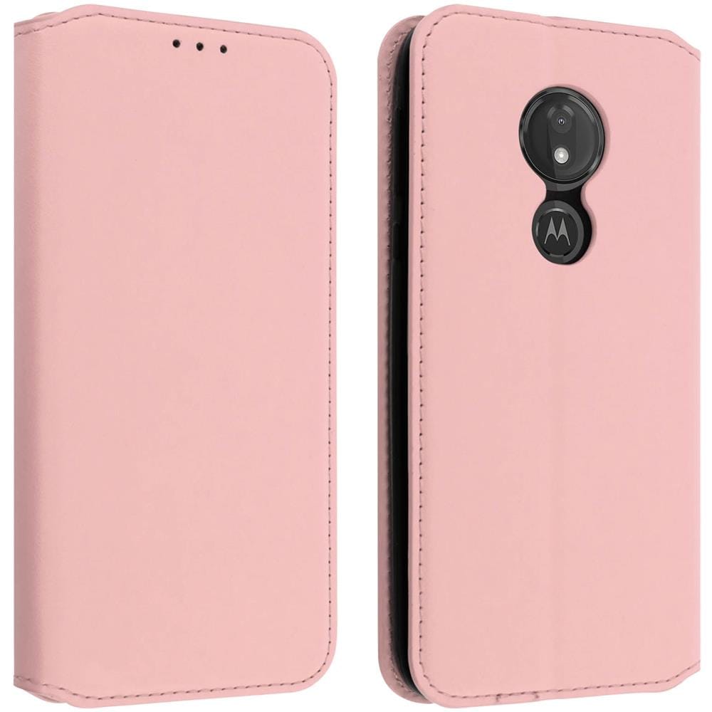 Custodia Motorola Moto G7 Power Portacarte Funzione Supporto Rosa Gold - Foto 1