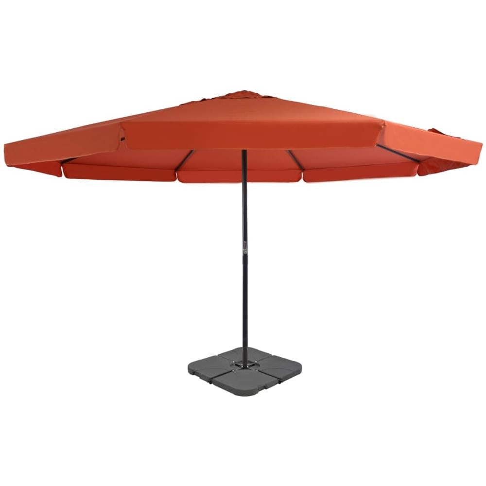 Ombrellone Da Esterni Con Base Portatile Terracotta - Foto 1