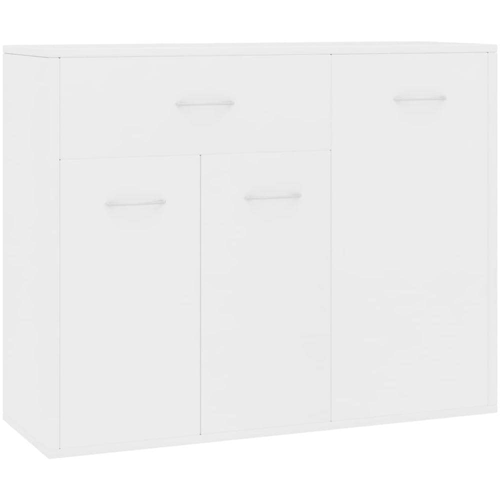 Credenza Bianca 88x30x70 cm in Legno Multistrato - Foto 2