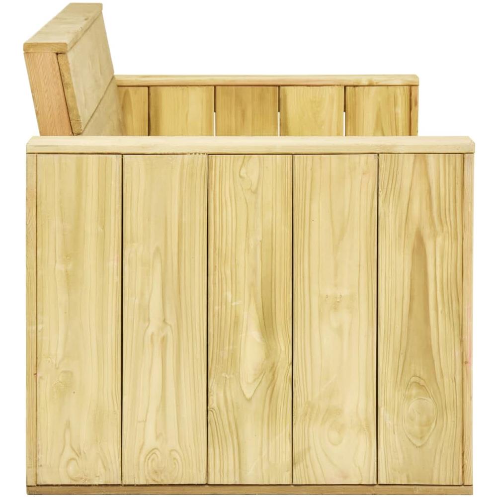 Panchina da Giardino 179 cm in Legno di Pino Impregnato - Foto 2