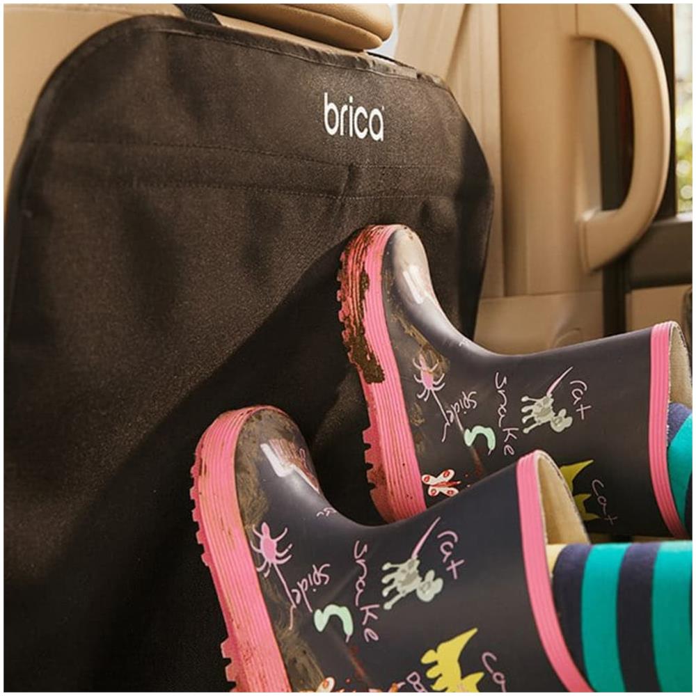 Brica Da Munchkin Deluxe Extra Large Car Seat Calcio Stuoie Protegge Da Ammaccature Umidit E Sporco Nero Confezione Da 2 - Foto 2