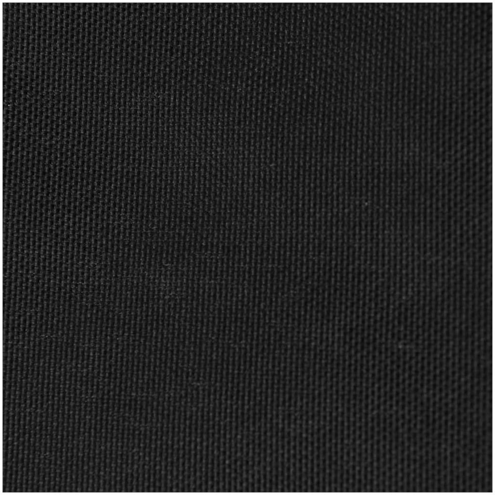 Parasole a Vela Oxford Triangolare 5x6x6 m Nero - Foto 2