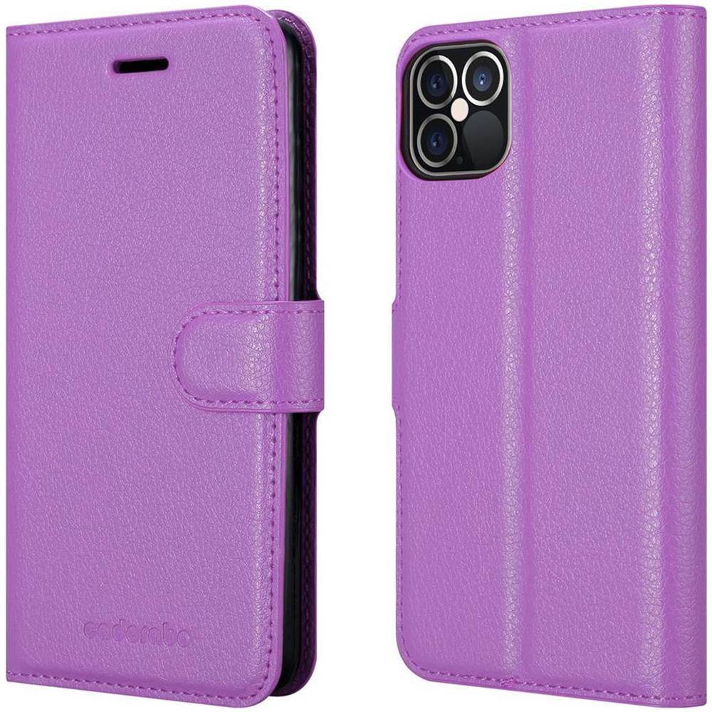 Custodia Compatibile Con Apple Iphone 12 (6,1"" Zoll) In Violetta Ametista - Coperchio Protettiva Con Chiusura Magnetica, Funzione Stand E Tasca Per Le Carte - Foto 8