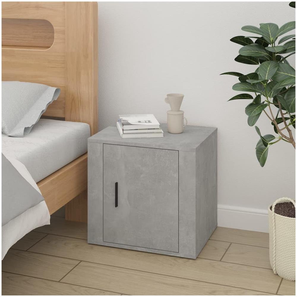Comodino Grigio Cemento 50x39x47 Cm - Foto 1