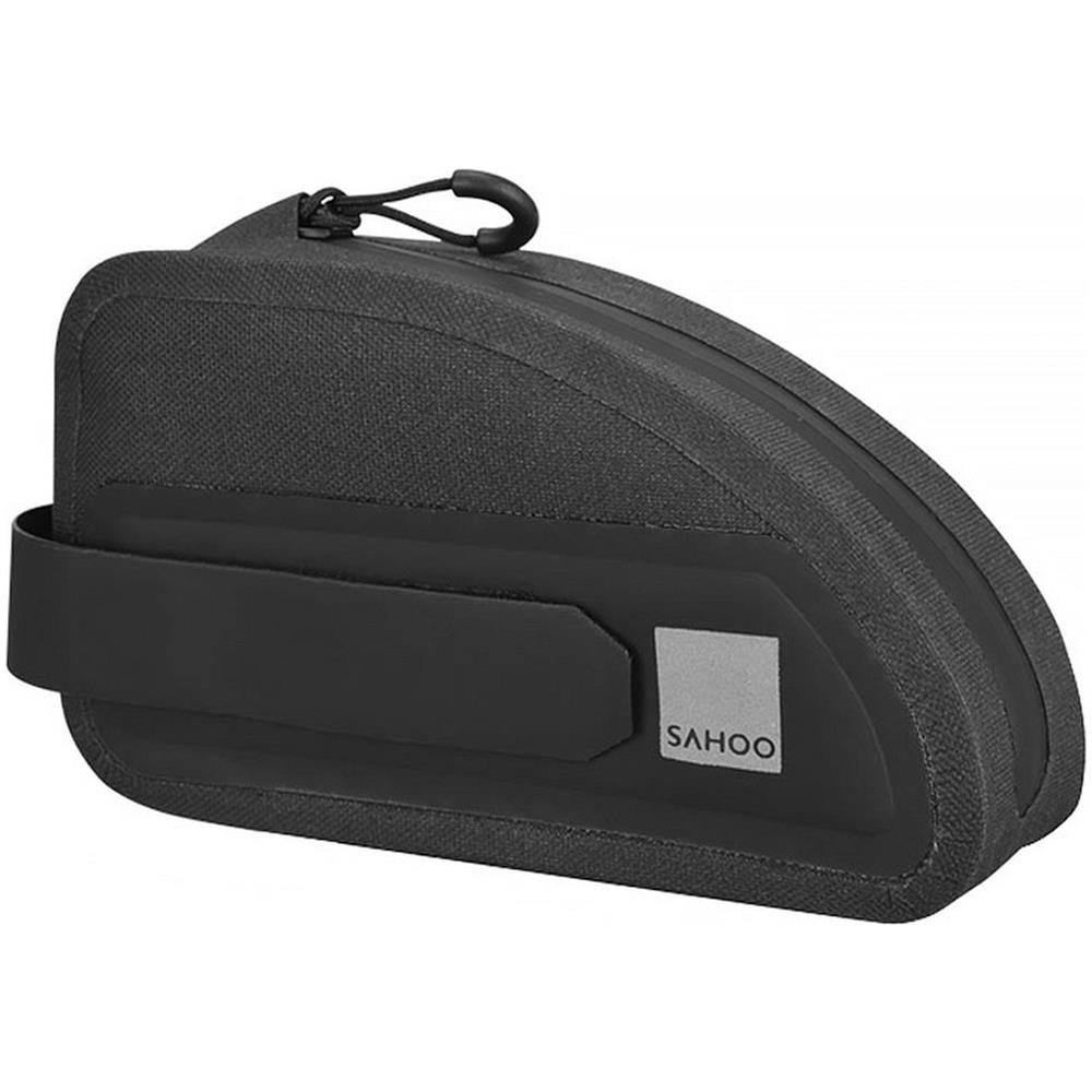 Borsa Da Bici Waterproof Capacità 0,3 Litri Fissaggio Telaio 122035 Nera - Foto 1