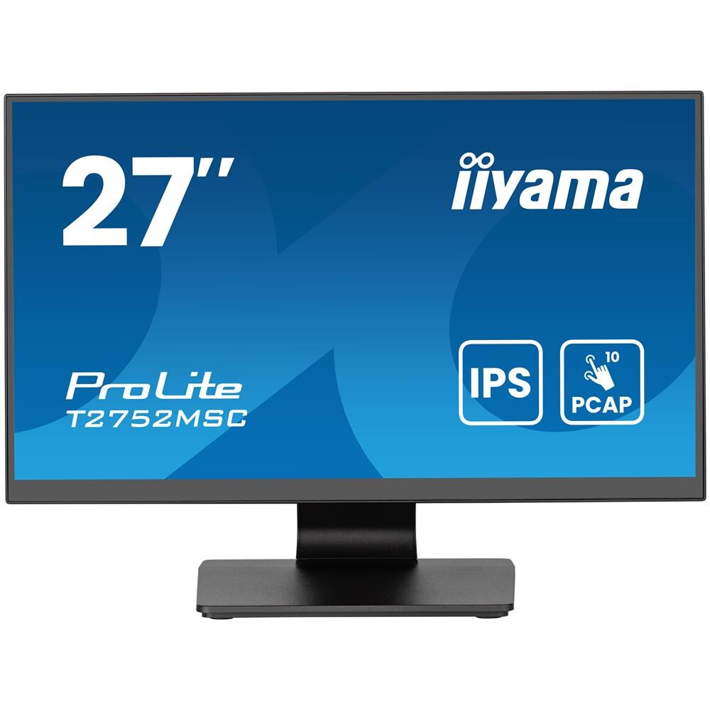 Monitor 27" LED IPS Touch Screen Pro Lite T2752MSC-B1AG Full HD 1920x1080 Pixel Tempo di Risposta 5 ms - Foto 1