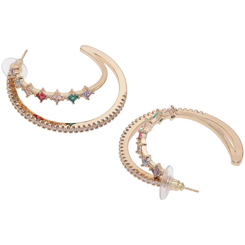 Orecchini a Cerchietti Multicolore - Foto 2