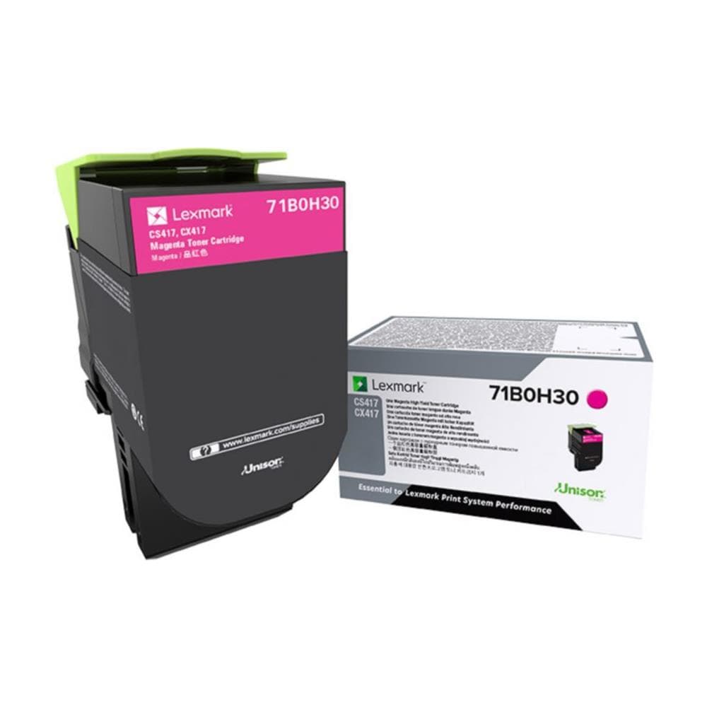 71B0H30 Toner Originale Magenta per CX417de / CS417dn Capacità 3500 Pagine - Foto 1